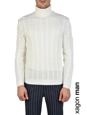 Xagon Xagon Maglione A2108 1J 0712 Écru Regular Fit