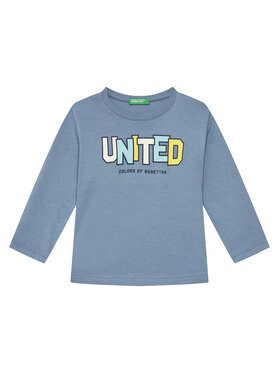 United Colors Of Benetton United Colors Of Benetton Majica 3I1XG10HS Plava Regular Fit