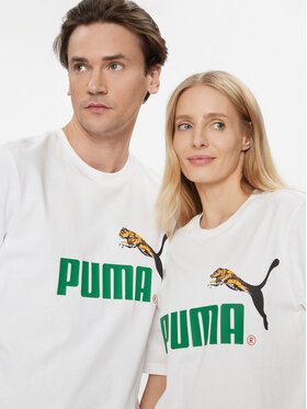 Puma Majica Classics No.1 Logo Celebration 622182 Bela Regular Fit