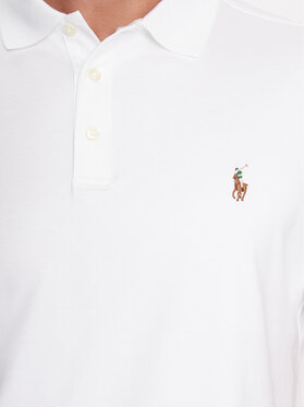 Polo Ralph Lauren Polo Majica 710713130003 Bela Custom Slim Fit