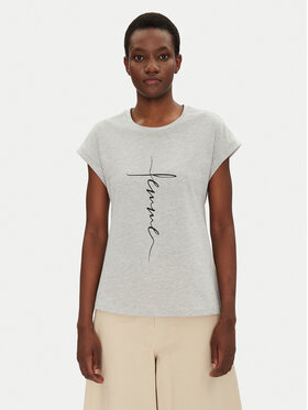 Fransa Fransa T-Shirt 20615462 Šedá Regular Fit