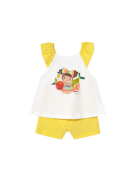 Mayoral Mayoral Set Top und Shorts 1234 Gelb Regular Fit
