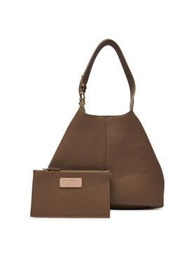 Coccinelle Coccinelle Torebka Hand Grained L E1 SHA 11 02 01 Beżowy