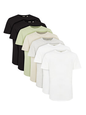 Only & Sons Only & Sons Set 7 tricouri Jeff 22034804 Colorat Regular Fit