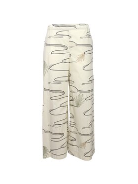 Max Mara Max Mara Spodnie zimowe q-roa-35525 Beżowy Regular Fit