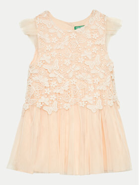United Colors Of Benetton United Colors Of Benetton Ежедневна рокля 40WMGV01R Розов Regular Fit