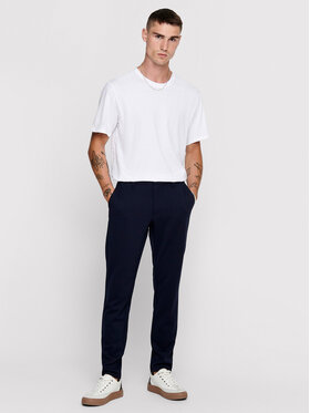 Only & Sons Chino Hlače Mark 22010209 Mornarsko Modra Slim Fit