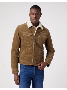 Wrangler Wrangler Kurtka przejściowa 124MJ Brązowy Regular Fit