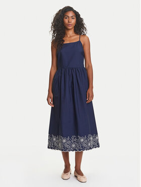 United Colors Of Benetton United Colors Of Benetton Sommerkleid 4KUSDV0B7 Dunkelblau Regular Fit