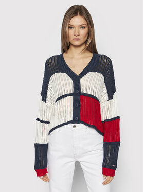 Tommy Jeans Tommy Jeans Кардиган DW0DW12537 Кольоровий Relaxed Fit