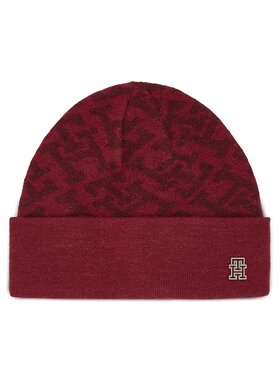 Tommy Hilfiger Tommy Hilfiger Berretto Monogram All Over Beanie AW0AW15327 Rosso