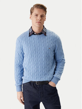 Tommy Hilfiger Tommy Hilfiger Pulover MW0MW33132 Albastru Regular Fit