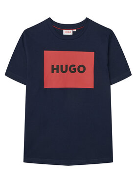 HUGO HUGO T-Shirt G00572 D Granatowy Regular Fit