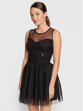 Rinascimento Rinascimento Коктейльна сукня CFC0110240003 Чорний Regular Fit