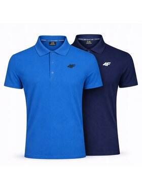 4F 4F Polo Z-0770-2-N Biały Regular Fit