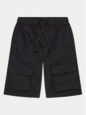 Coccodrillo Coccodrillo Kratke hlače iz tkanine WC4119503HBJ Črna Regular Fit