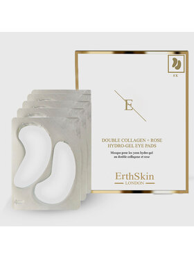 Erthskin London Erthskin London Podwójne płatki kolagenowe + hydrożel różany Płatki pod oczy