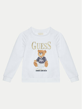 Guess Guess Majica dugih rukava K5RQ04 KAD74 Bijela Regular Fit