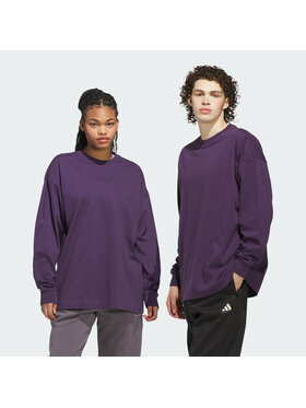 adidas adidas Koszulka techniczna 139573 Fioletowy Loose Fit