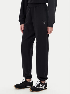 Guess Guess Teplákové nohavice V5YB17 KCRP0 Čierna Regular Fit