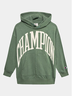 Champion Champion Bluză Maxi Bookstore 306358 Verde Oversize