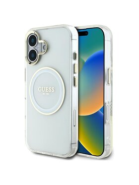 Guess Guess Etui na telefon iPhone 16 Biały