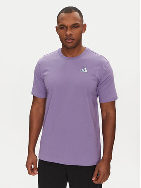 adidas adidas Тишърт Earth Day Graphic JI6757 Виолетов Regular Fit