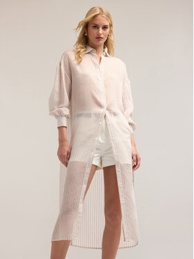 Motivi Motivi Camicia 5236Q000801N0S1 Écru Regular Fit