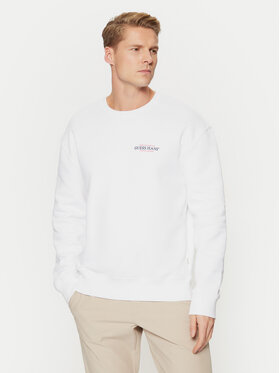 Guess Jeans Guess Jeans Sweatshirt M4YQ17 K9V31 Weiß Regular Fit