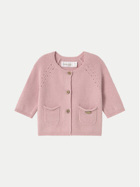 Mayoral Mayoral Pletena jopica 1307 Roza Regular Fit