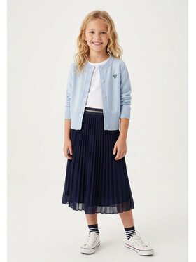 minoti minoti Spódnica plisowana 32SKIRT151 Granatowy Regular Fit