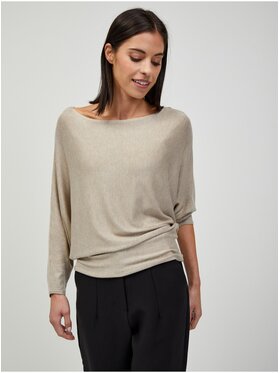 Orsay Orsay Sweter 507225-004000__XS Beżowy Loose Fit