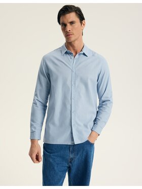 Esotiq Esotiq Koszula 44392 Niebieski Regular Fit