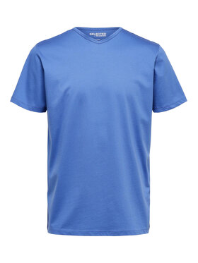 Selected Homme Selected Homme T-shirt 16088574 Bleu Regular Fit