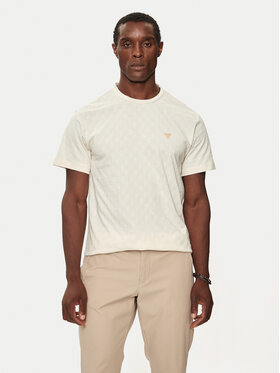 Guess Guess T-Shirt M4BP13 KCHE0 Écru Regular Fit