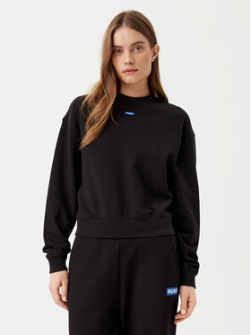 HUGO HUGO Світшот Delessa 50534344 Чорний Regular Fit