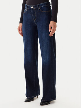 Guess Guess Džínsy W5BA96 D4U54 Tmavomodrá Wide Leg