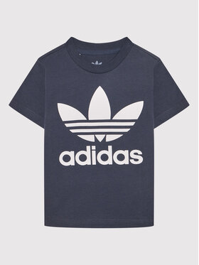 adidas adidas Футболка Trefoil HE2190 Cиній Regular Fit