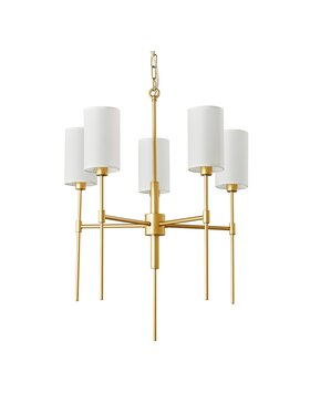 MIAhome MIAhome Lampa wisząca DARLING żyrandol złota 60 cm Złoty