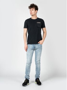 Iceberg Iceberg T-Shirt F0296317 Czarny Regular Fit