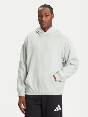 adidas adidas Bluza Premium Essentials JW1035 Zielony Loose Fit