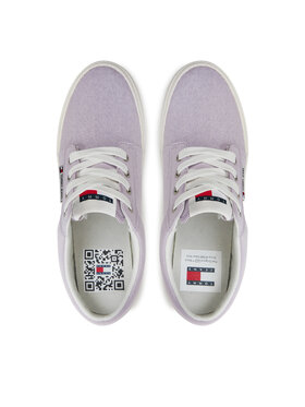 Tommy Jeans Tenisice Tjw Vulc Skate Derby EN0EN02494 Ljubičasta