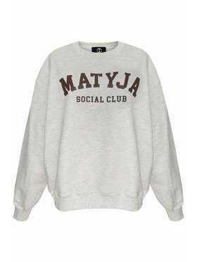 Magda Matyja Magda Matyja Bluza Sahara Sweatshirt Szary Oversize