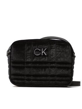 Calvin Klein Calvin Klein Táska Re-Lock Camera Bag Velvet K60K610203 Fekete