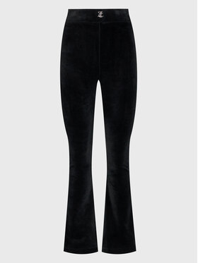 Juicy Couture Juicy Couture Spodnie materiałowe Freya JCAPB342 Czarny Slim Fit