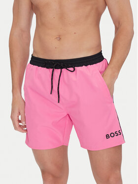 BOSS BOSS Plavecké šortky Starfish 50514429 Růžová Regular Fit