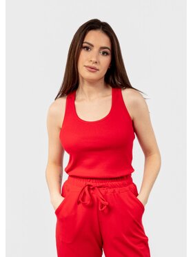 DKaren Sport DKaren Sport Top DK-K-B5 Czerwony Classic Fit