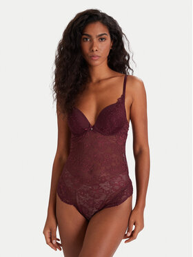 Hunkemöller Hunkemöller Body Isadora 302441 Bordó
