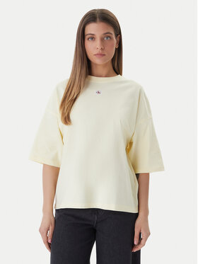 Calvin Klein Jeans Calvin Klein Jeans Tričko LV047D204G Žltá Oversize
