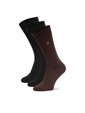 Gino Rossi Gino Rossi 3er-Set hohe Herrensocken CEO_AS_GR_01_W_AW25 (3-pack). Schwarz